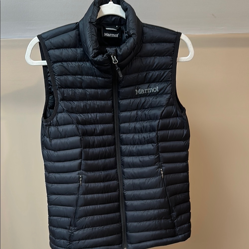 Marmot Black Puffer Vest, S